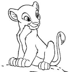 Dibujo para colorear: Simba (Películas de animación) #170031 - Dibujos para Colorear e Imprimir Gratis