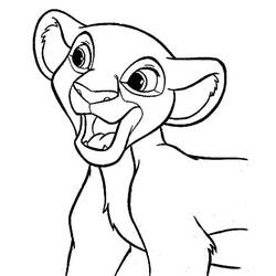 Dibujo para colorear: Simba (Películas de animación) #170044 - Dibujos para Colorear e Imprimir Gratis