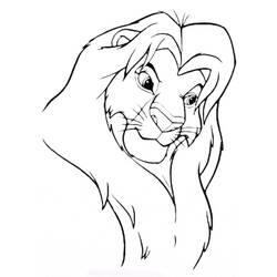 Dibujo Simba (Películas de Animación) #202497 para imprimir y colorear