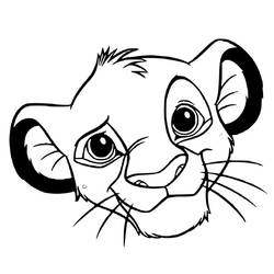 Dibujo Simba (Películas de Animación) #202502 para imprimir y colorear