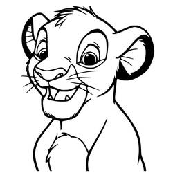 Dibujo Simba (Películas de Animación) #202506 para imprimir y colorear