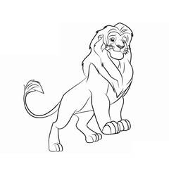 Dibujo Simba (Películas de Animación) #202512 para imprimir y colorear