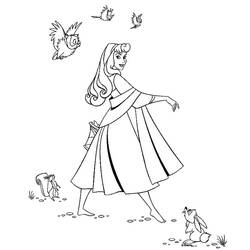 Dibujo para colorear: Sleeping Beauty (Películas de animación) #130714 - Dibujos para Colorear e Imprimir Gratis