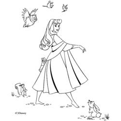 Dibujo para colorear: Sleeping Beauty (Películas de animación) #130791 - Dibujos para Colorear e Imprimir Gratis