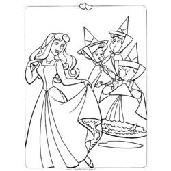 Dibujo para colorear: Sleeping Beauty (Películas de animación) #130794 - Dibujos para Colorear e Imprimir Gratis