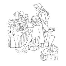 Dibujo para colorear: Sleeping Beauty (Películas de animación) #130804 - Dibujos para Colorear e Imprimir Gratis
