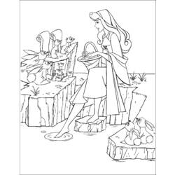 Dibujo para colorear: Sleeping Beauty (Películas de animación) #130814 - Dibujos para Colorear e Imprimir Gratis