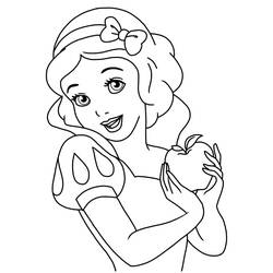 Dibujos para colorear: Snow White - Dibujos para Colorear e Imprimir Gratis