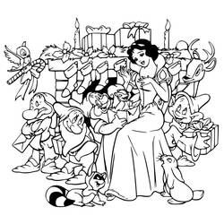 Dibujo Snow White (Películas de Animación) #178587 para imprimir y colorear