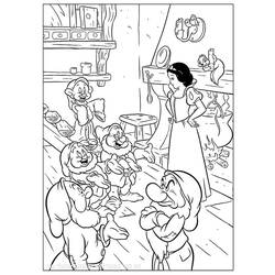 Dibujo para colorear: Snow White and the Seven Dwarfs (Películas de animación) #133831 - Dibujos para Colorear e Imprimir Gratis