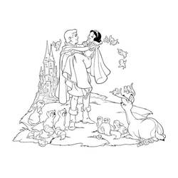 Dibujo para colorear: Snow White and the Seven Dwarfs (Películas de animación) #133854 - Dibujos para Colorear e Imprimir Gratis