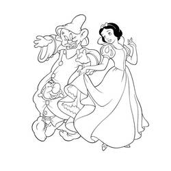 Dibujo para colorear: Snow White and the Seven Dwarfs (Películas de animación) #133871 - Dibujos para Colorear e Imprimir Gratis