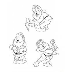 Dibujo para colorear: Snow White and the Seven Dwarfs (Películas de animación) #133886 - Dibujos para Colorear e Imprimir Gratis