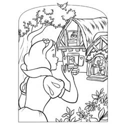 Dibujo para colorear: Snow White and the Seven Dwarfs (Películas de animación) #133894 - Dibujos para Colorear e Imprimir Gratis