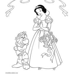 Dibujo para colorear: Snow White and the Seven Dwarfs (Películas de animación) #133905 - Dibujos para Colorear e Imprimir Gratis