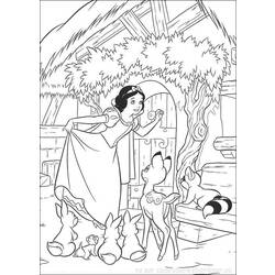Dibujo para colorear: Snow White and the Seven Dwarfs (Películas de animación) #133919 - Dibujos para Colorear e Imprimir Gratis