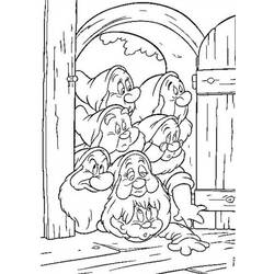 Dibujo para colorear: Snow White and the Seven Dwarfs (Películas de animación) #133925 - Dibujos para Colorear e Imprimir Gratis