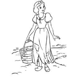 Dibujo para colorear: Snow White and the Seven Dwarfs (Películas de animación) #133928 - Dibujos para Colorear e Imprimir Gratis