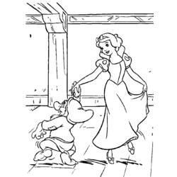 Dibujo para colorear: Snow White and the Seven Dwarfs (Películas de animación) #133966 - Dibujos para Colorear e Imprimir Gratis