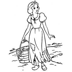 Dibujo para colorear: Snow White and the Seven Dwarfs (Películas de animación) #133967 - Dibujos para Colorear e Imprimir Gratis