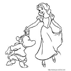 Dibujo para colorear: Snow White and the Seven Dwarfs (Películas de animación) #133969 - Dibujos para Colorear e Imprimir Gratis