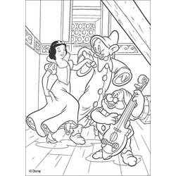 Dibujo para colorear: Snow White and the Seven Dwarfs (Películas de animación) #133980 - Dibujos para Colorear e Imprimir Gratis