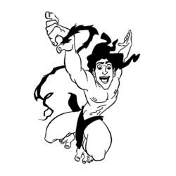 Dibujo para colorear: Tarzan (Películas de animación) #131096 - Dibujos para Colorear e Imprimir Gratis