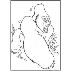 Dibujo para colorear: Tarzan (Películas de animación) #131097 - Dibujos para Colorear e Imprimir Gratis