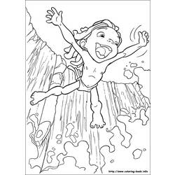 Dibujo para colorear: Tarzan (Películas de animación) #131099 - Dibujos para Colorear e Imprimir Gratis