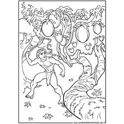 Dibujo para colorear: Tarzan (Películas de animación) #131107 - Dibujos para Colorear e Imprimir Gratis
