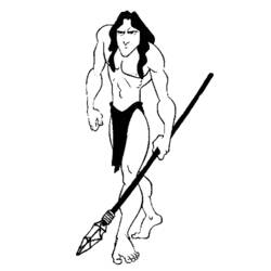 Dibujo para colorear: Tarzan (Películas de animación) #131109 - Dibujos para Colorear e Imprimir Gratis
