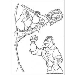 Dibujo para colorear: Tarzan (Películas de animación) #131119 - Dibujos para Colorear e Imprimir Gratis