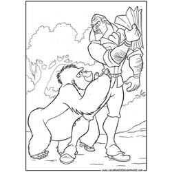 Dibujo para colorear: Tarzan (Películas de animación) #131180 - Dibujos para Colorear e Imprimir Gratis