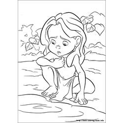 Dibujo para colorear: Tarzan (Películas de animación) #131186 - Dibujos para Colorear e Imprimir Gratis