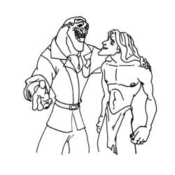 Dibujo para colorear: Tarzan (Películas de animación) #131187 - Dibujos para Colorear e Imprimir Gratis