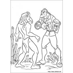Dibujo para colorear: Tarzan (Películas de animación) #131189 - Dibujos para Colorear e Imprimir Gratis