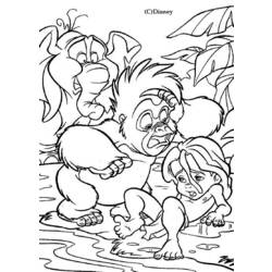 Dibujo para colorear: Tarzan (Películas de animación) #131196 - Dibujos para Colorear e Imprimir Gratis