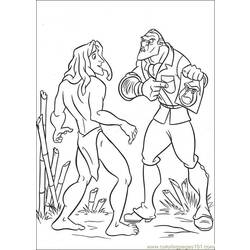 Dibujo para colorear: Tarzan (Películas de animación) #131246 - Dibujos para Colorear e Imprimir Gratis