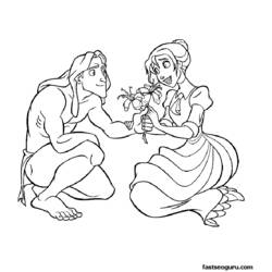 Dibujo para colorear: Tarzan (Películas de animación) #131254 - Dibujos para Colorear e Imprimir Gratis