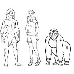 Dibujo para colorear: Tarzan (Películas de animación) #131273 - Dibujos para Colorear e Imprimir Gratis