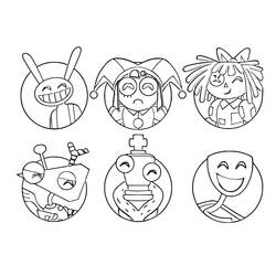 Dibujo The Amazing Digital Circus (Películas de Animación) #213699 para imprimir y colorear