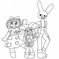 Dibujo The Amazing Digital Circus (Películas de Animación) #213710 para imprimir y colorear