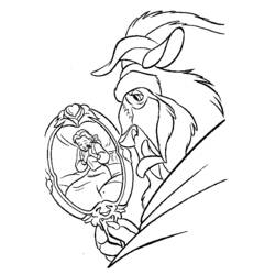 Dibujo para colorear: The Beauty and the Beast (Películas de animación) #130961 - Dibujos para Colorear e Imprimir Gratis