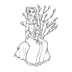 Dibujo para colorear: The Beauty and the Beast (Películas de animación) #130985 - Dibujos para Colorear e Imprimir Gratis