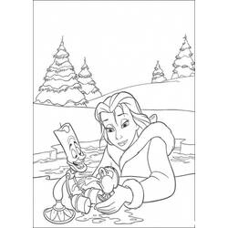 Dibujo para colorear: The Beauty and the Beast (Películas de animación) #130993 - Dibujos para Colorear e Imprimir Gratis