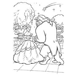 Dibujo para colorear: The Beauty and the Beast (Películas de animación) #130995 - Dibujos para Colorear e Imprimir Gratis