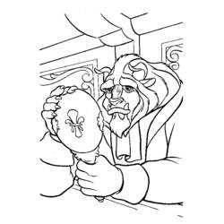 Dibujo para colorear: The Beauty and the Beast (Películas de animación) #130998 - Dibujos para Colorear e Imprimir Gratis