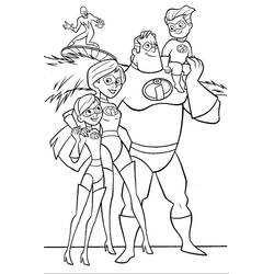 Dibujo The Incredibles (Películas de Animación) #179705 para imprimir y colorear