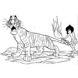Dibujo para colorear: The Jungle Book (Películas de animación) #130134 - Dibujos para Colorear e Imprimir Gratis