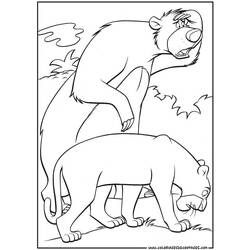 Dibujo para colorear: The Jungle Book (Películas de animación) #130140 - Dibujos para Colorear e Imprimir Gratis